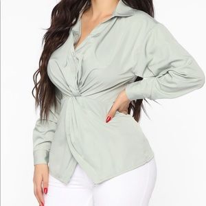 Fashion Nova long sleeve blouse